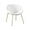 White, variant on Clearance! Vanity Stool Vanity Chair for Makeup Room Round Upholstered Makeup Stool with Gold Metal Legs Modern Velvet Foot Stool Ottoman for Living Room and Bedroom