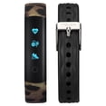 thumbnail image 3 of iTouch Slim fitness tracker with bonus strap black band with leopard print/black, 3 of 12