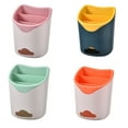 thumbnail image 4 of Naiovety Organizador de utensilios de cocina ABS Fácil de limpiar Cubiertos duraderos Organizador de utensilios de cocina de doble capa Cocina y Comedor naranja 1, 4 of 6