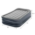 thumbnail image 3 of Intex Dura Beam Deluxe Matelas Surélevé avec Pompe Intégrée, Lit Simple, Lot de 2, 3 of 11