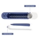 thumbnail image 3 of Soporte de estante de almacenamiento de fregadero telescópico organizador de fregadero ajustable 2 en 1 (azul) Ehuebsd Libre de BPA, 3 of 8