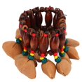 thumbnail image 4 of Pulsera De Cáscara De Nuez, Pulsera De Campana Robusta Hermosa Para Instrumento Musical ANGGREK AH3039, 4 of 8