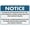 Warning Sign 1, variant on Receiving Hours Sign Signs Outdoor, Uv Printed Aluminum 8"x12" In, Weatherproof And Security Signs For Home Or Business
