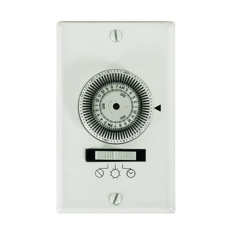 Intermatic KM2ST-1G 1 Gang SPST In-Wall 24-Hour Mechanical Timer