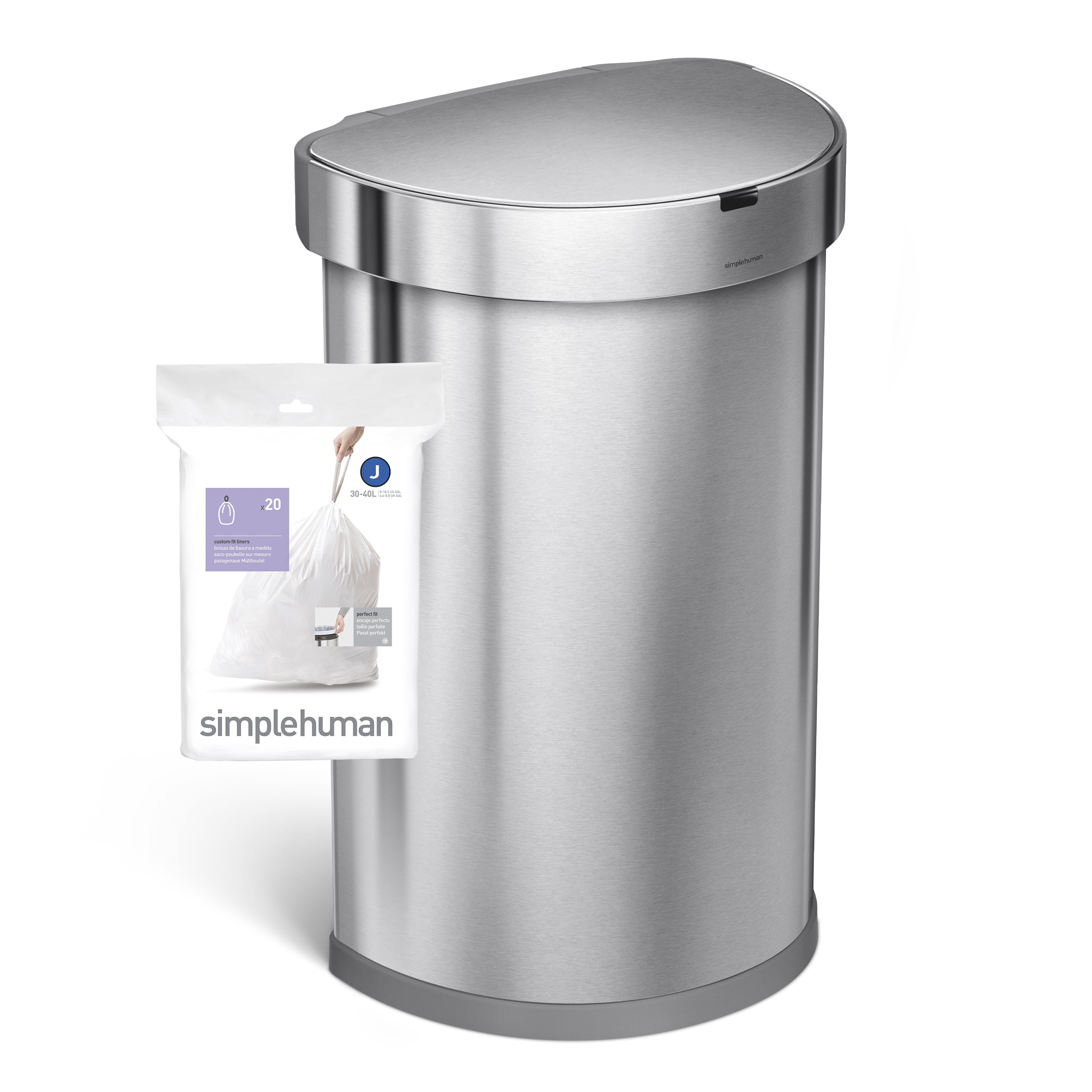 Drawstring Trash Bags Code J Custom Fit waste Storage 45 Liter 100 Count Box NEW 