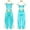 A Light Blue, variant on iiniim Kids Girls Shiny Sequins Princess Carnival Jumpsuit with Choker for Theme Party Light Green 14