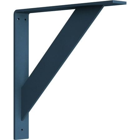 

Ekena Millwork 2 W x 14 D x 14 H Traditional Steel Bracket Hammered Light Blue