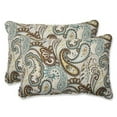 thumbnail image 2 of Pillow Perfect 537047 Tamara Paisley Quartz Rectangular Throw Pillow (Set of 2), 2 of 2