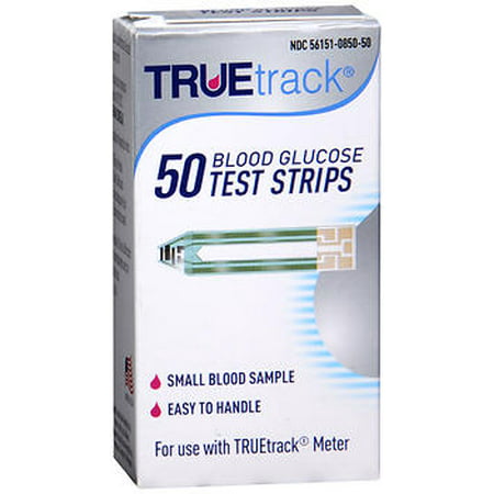 TrueTrack Blood Glucose Test Strips, 50 Ct