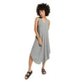 thumbnail image 4 of Women's 2023 Casual Loose Plain Tank Dress Sleeveless Summer Beach Long Dresses, 4 of 6