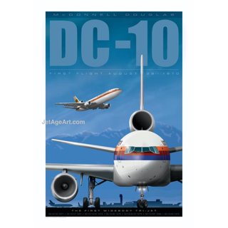 Jet Age Art JA080 DCA Washington National Airport Poster