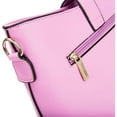 thumbnail image 7 of Women's Serena Leatherette Buckle Shoulder Bag, 7 of 7