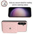 thumbnail image 4 of Allytech Galaxy S24 Plus Wallet Case with Shoulder Strap, RFID Blocking Luxury PU Leather Shockproof Cards Slots Stand Anti-Scratch Magnetic Closure Phone Case for Samsung Galaxy S24 Plus, Pink, 4 of 9