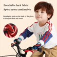 thumbnail image 2 of Guantes de ciclismo seguros para niños, polea deportiva, protector de manos con estampado de dibujos animados, antideslizante, absorción de impactos Fivean Guantes deportivos, 2 of 2