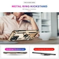 thumbnail image 6 of ELEHOLD Hybrid Rugged Case for iPhone 16 Pro Full Body Protection with Metal Magnetic 360° Rotating Ring Holder Kickstand Shockproof Heavy Duty Case for iPhone 16 Pro,Gold, 6 of 6