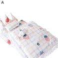thumbnail image 1 of Doll Bedding Set Fine Workmanship No Deformation Washable Doll Bedding Set with Sleeping Pillows Quilt for Decor, 1 of 8