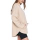 thumbnail image 2 of Sudadera con Capucha Oversize para Mujer, con Cremallera de un Cuarto, Estilo Túnica, Ideal para Otoño e Invierno Ropa y Elegante Albaricoque L, 2 of 10