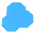 thumbnail image 3 of 3 Pcs Couvercles de Tasse en Silicone Étanches Design Parapluie (Bleu), 3 of 8