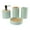 Green, variant on WeiLaiKeQi 4Pcs Bathroom Accessories Housewarming Gift Toothbrush Holder for Countertop white