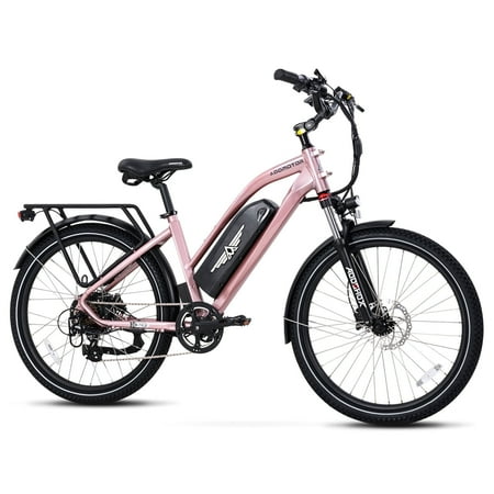 Addmotor Citypro 26inch Electric Bike for Adult, 95 Miles, 500W Commuter City Cruiser Electric Bicycle with 48V 15Ah Battery, Step-Thru...