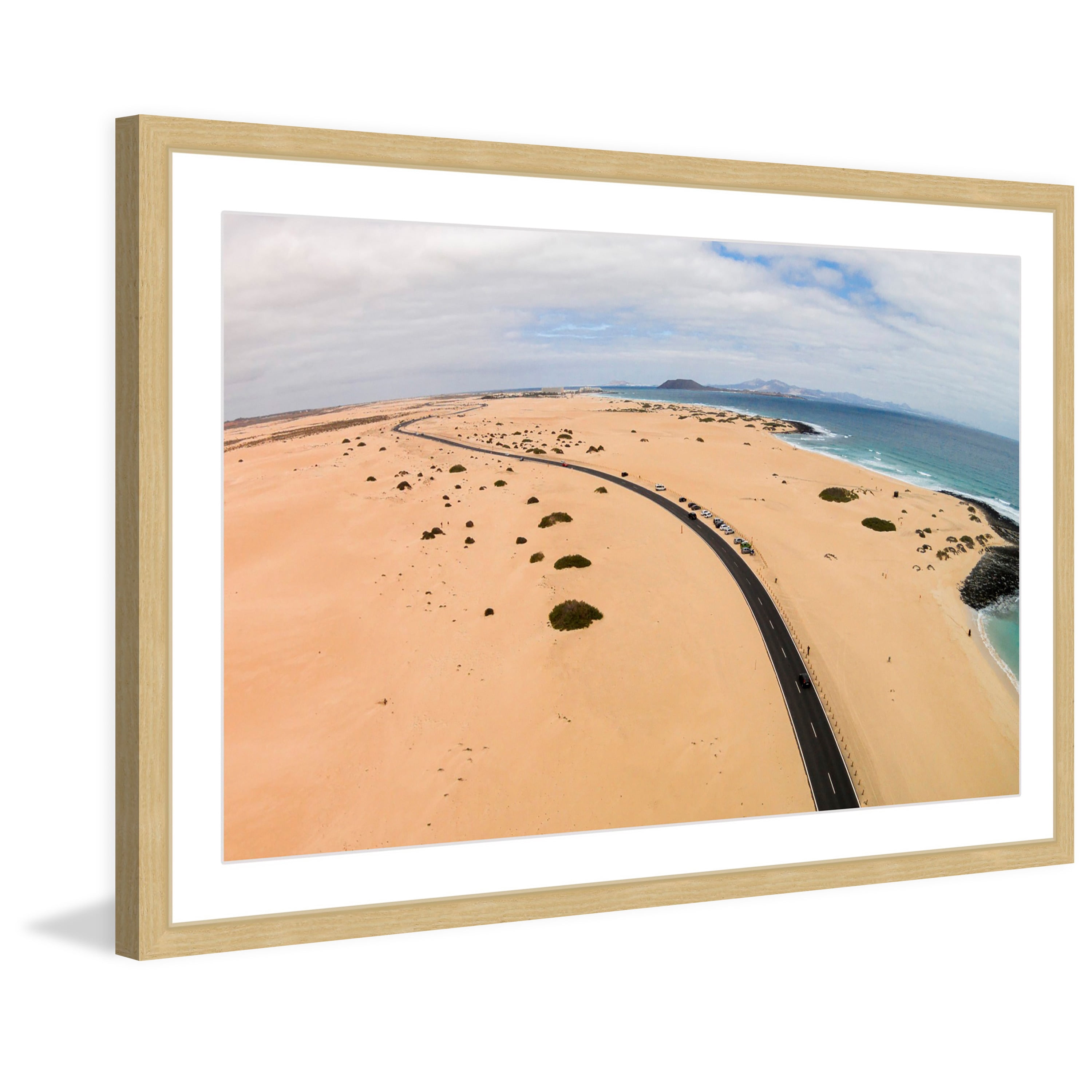 "Beach Highway" Framed Painting Print