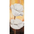 thumbnail image 2 of Lotus, Lenna 13x24 White Modern Wood Framed Museum Art Print Titled - White flowers I, 2 of 4