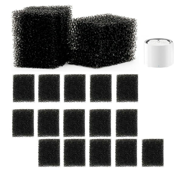 Qzbhct Replacement Pre Filter Sponges for E versweet 3 Pro/Solo 2/Solo SE Cat Water Fountain(20)
