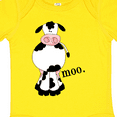 thumbnail image 4 of Inktastic Cow-moo. Boys or Girls Baby Bodysuit, 4 of 5