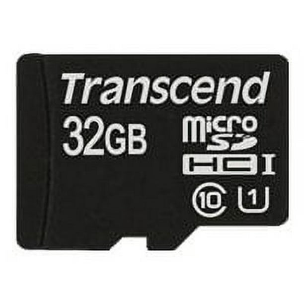 Transcend - Carte Mémoire Flash - 32 GB - UHS Classe 1 / Class10 - microSDHC