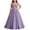 #0006-Purple, variant on Shihyeh Girls Strapless Satin Ball Gown With Bow Flower Girl Dress For Wedding Bridesmaid Pageant Birthday Party Floor Length A-Line Dress For Kids Teens
