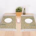 thumbnail image 6 of Insulated Placemat with Tassel Trim, Thick Polyester Table Mat for Dining, Heat Resistant and Easy Clean in Multiple Colors, 6 of 6