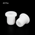 thumbnail image 3 of 40Pcs T Type Rubber Grommet Mount Dia 7mm ID 4mm Seal Protection Flexible Hole Plugs for Cable Pipe White, 3 of 5