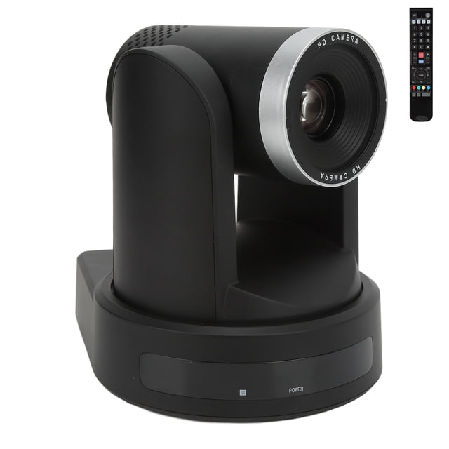 Cámara Web HD 1080p, Con Zoom áctico 10x Algoritmo de motor Silencioso Control Remoto por Infrarrojos e IP, PosicionAmiento Preciso, Rotación rápida, CámaRa Web PARA