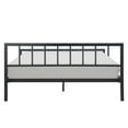 thumbnail image 5 of ClickDecor Evans Modern Metal Platform Queen Bed in Black, 5 of 5