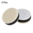thumbnail image 3 of 3Pack Wool Polishing Pads 2 inch Felt Sponge Pad Hook and Loop Buffing Wheel with Hole Fine Polishing Pad, 3 of 6