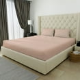 thumbnail image 3 of 610 TC Apricot California King Size Sheet Sets By Cooling Planet, 3 of 9