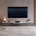 thumbnail image 2 of Display Shelf Storage Tv Stand Grey Wood Cabinet Coffee Mobile Tv Stand Rack Bedroom Mueble Salon Blanco Living Room Furniture My Lux Decor Round, 2 of 18