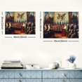 thumbnail image 6 of JEUXUS  Signing the Declaration of Independence, 4Th July 1776, C.1817 Canvas Wall Art Print  Home Decor, Artwork, 16x12inch, 6 of 6