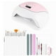 thumbnail image 1 of Lámpara de uñas UV de 120 W Pantalla LCD Tiempo configurable Secado rápido TFixol  Rosa y enchufe de EE. UU., 1 of 7