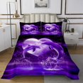 thumbnail image 1 of Erosebridal Nautical Dolphin Coverlet Set King,Marine animal Bedding Set,Teens Room Decorative,Breathable,3pcs, 1 of 5
