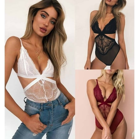 

Lingerie Lace Dress Babydoll Womens Underwear Nightwear Sleepwear Bodysuit