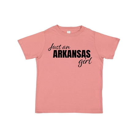 

Inktastic Just an Arkansas Girl Born and Raised Gift Toddler Toddler Girl T-Shirt