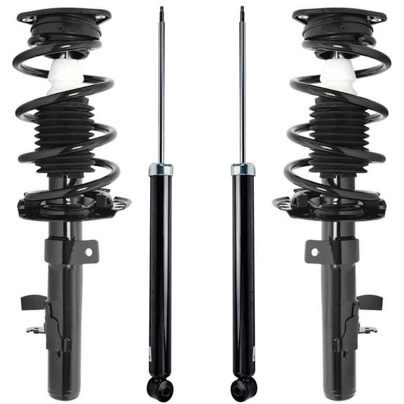 Detroit Axle - Front Struts w/Coil Spring Rear Shock Absorbers Replacement for 2013 Ford Escape - 4pc Set