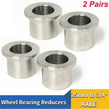 Wheel Bearing Sealed Reducers 25mm to 3/4" Axle Reducer Spacer For Harley Custom