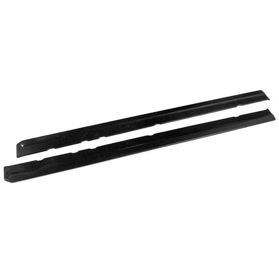 Ikon Motorsports Side Skirts Extention Compatible with 2003-2005 Honda Accord Coupe 2-Door CDC Style Polyurethane Urethane PU Unpainted Black Rocker Panel Splitter Side Underbody Spoiler