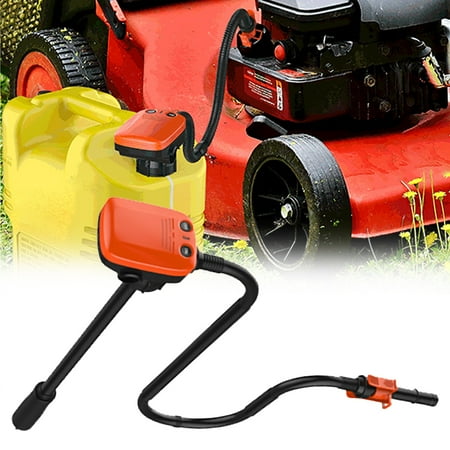

RGASUIJ Automatic Fuel Pump To Overfilling (2.4GPM) Includes 3 Tank Adapters Extra Long Hoses Portable Liquid Pumps Gasoline E15 E85 Water And More