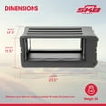thumbnail image 3 of SKB 4U rSeries Shallow Rolling Rack with Integrated Back Wheels and Pull Handle, 3 of 12