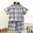 thumbnail image 2 of UAYOTSE Toddler boys Pajamas Set short Sleeve Pjs Baby Kids Sleepwear Cotton Summer 1-7 Years Pajamas & Dailywear Set short sleeve Pjs,Sizes 5-6 Years, 2 of 7