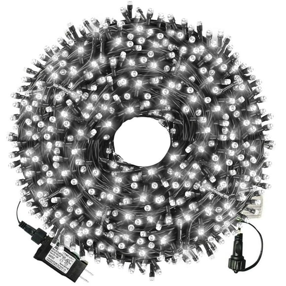 Cadena de luces navideñas XTF2015, 32 m, 300 LED, color blanco frío
