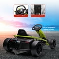 thumbnail image 2 of CazToi 8mph Kids Electric Go-Kart 24V Drift Kart with Dual 300W Brushless Motors for Boys Girls 8-12, 2 of 7